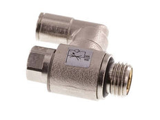 Flow Control Valve Meter-In Rotatable 8 mm - G1/4'' Brass Slotted Screw