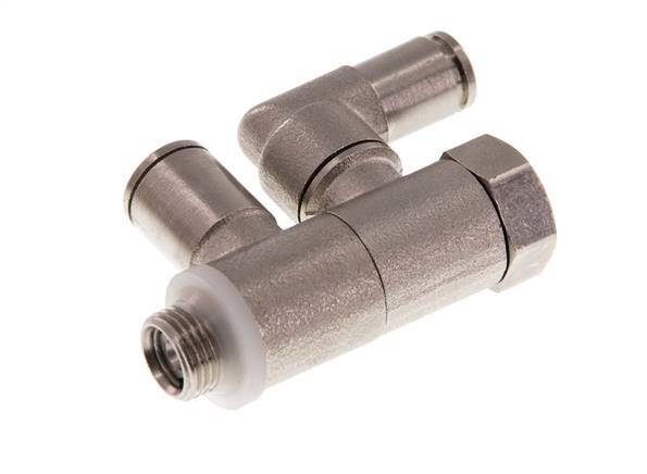 Pilot Operated Check Valve 6mm & G1/8'' Male Elbow Brass 0.5-10bar (7-145psi)