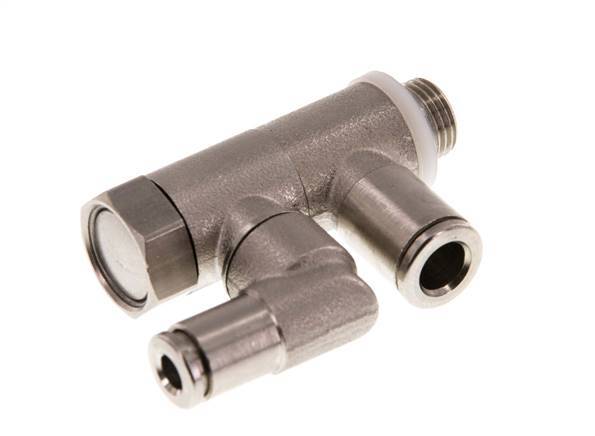 Pilot Operated Check Valve 6mm & G1/8'' Male Elbow Brass 0.5-10bar (7-145psi)