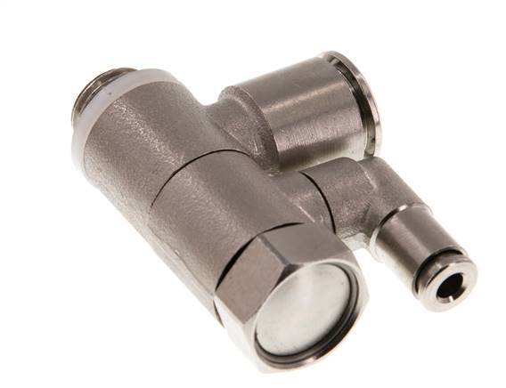 Pilot Operated Check Valve 12mm & G1/4'' Male Elbow Brass 0.5-10bar (7-145psi)