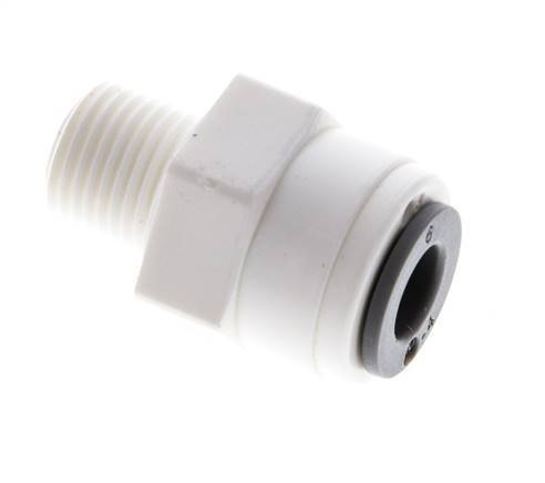 6mm x R1/8'' Push-in Fitting with Male Threads POM EPDM [10 Pieces]