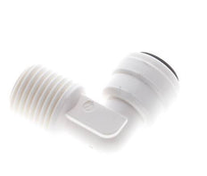 6mm x R1/4'' 90deg Elbow Push-in Fitting with Male Threads POM EPDM [5 Pieces]