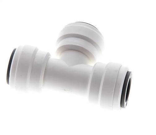 10mm Tee Push-in Fitting POM EPDM FDA [2 Pieces]