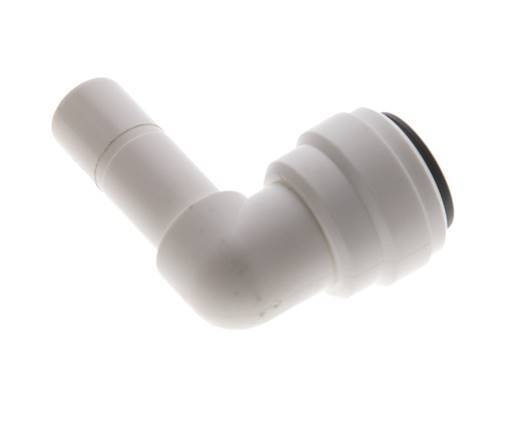 10mm x 10mm 90deg Elbow Push-in Fitting with Plug-in POM EPDM [5 Pieces]