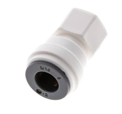 5/16'' x 1/8'' NPT Push-in Fitting with Female Threads POM EPDM [5 Pieces]