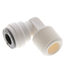 5/16'' x 3/8'' NPT 90deg Elbow Push-in Fitting with Male Threads POM EPDM [5 Pieces]