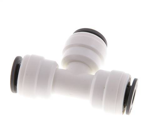 3/16'' Tee Push-in Fitting POM EPDM FDA [2 Pieces]