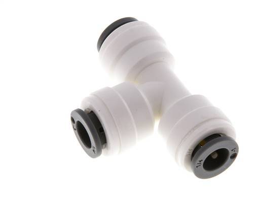 1/4'' Tee Push-in Fitting POM EPDM FDA [2 Pieces]