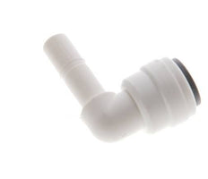 1/4'' x 1/4'' 90deg Elbow Push-in Fitting with Plug-in POM EPDM [10 Pieces]