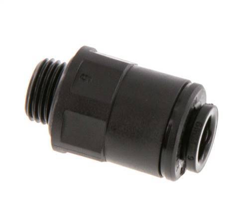 6mm x G1/8'' Push-in Fitting with Male Threads POM NBR [5 Pieces]