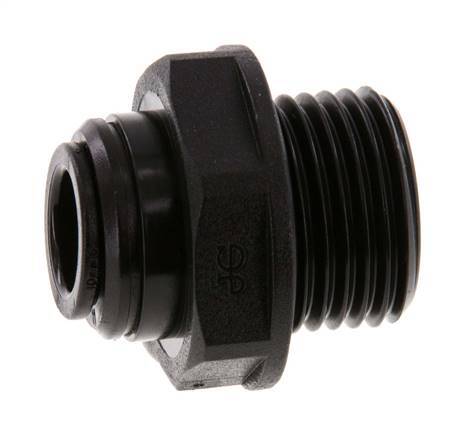10mm x G1/2'' Push-in Fitting with Male Threads POM NBR [2 Pieces]