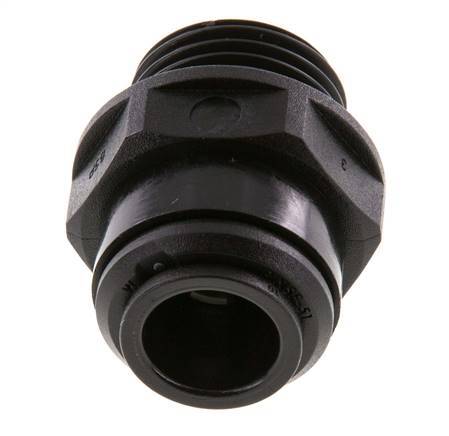 12mm x G1/2'' Push-in Fitting with Male Threads POM NBR [2 Pieces]