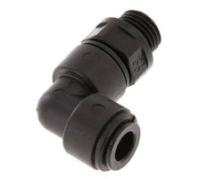 8mm x G1/4'' 90deg Elbow Push-in Fitting with Male Threads POM NBR Rotatable [2 Pieces]