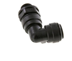 10mm x G1/4'' 90deg Elbow Push-in Fitting with Male Threads POM NBR Rotatable