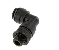 10mm x G1/4'' 90deg Elbow Push-in Fitting with Male Threads POM NBR Rotatable