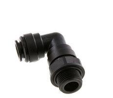 10mm x G3/8'' 90deg Elbow Push-in Fitting with Male Threads POM NBR Rotatable
