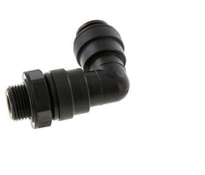 12mm x G3/8'' 90deg Elbow Push-in Fitting with Male Threads POM NBR Rotatable