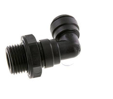 10mm x G1/2'' 90deg Elbow Push-in Fitting with Male Threads POM NBR Rotatable