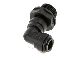 10mm x G1/2'' 90deg Elbow Push-in Fitting with Male Threads POM NBR Rotatable