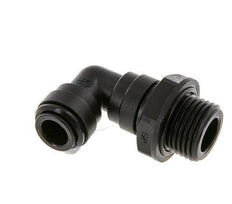 10mm x G1/2'' 90deg Elbow Push-in Fitting with Male Threads POM NBR Rotatable