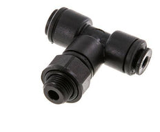 4mm x G1/8'' Inline Tee Push-in Fitting with Male Threads POM NBR FDA Rotatable [2 Pieces]