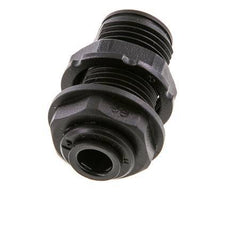 6mm Push-in Fitting POM NBR Bulkhead [2 Pieces]