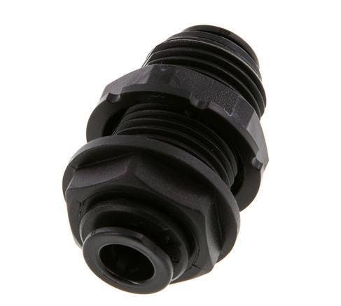 8mm Push-in Fitting POM NBR Bulkhead [2 Pieces]
