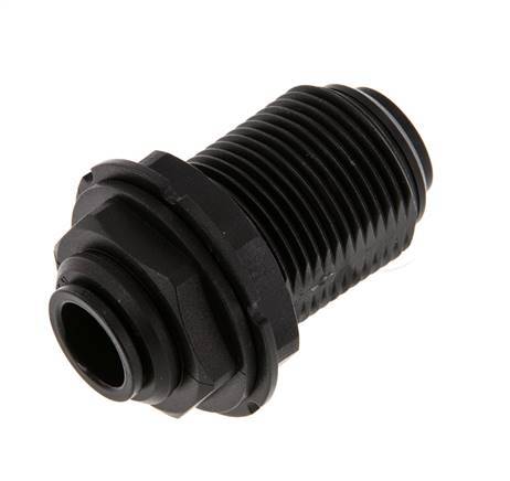 12mm Push-in Fitting POM NBR Bulkhead
