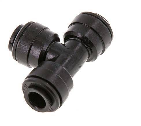 6mm Tee Push-in Fitting POM NBR FDA [2 Pieces]