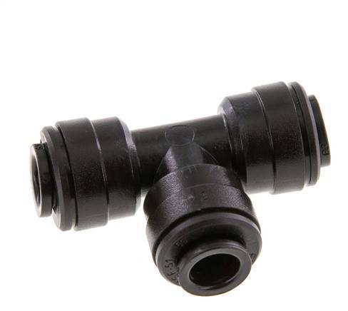 6mm Tee Push-in Fitting POM NBR FDA [2 Pieces]
