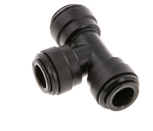 10mm Tee Push-in Fitting POM NBR FDA [2 Pieces]