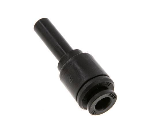 5mm x 6mm Push-in Fitting with Plug-in POM NBR [5 Pieces]