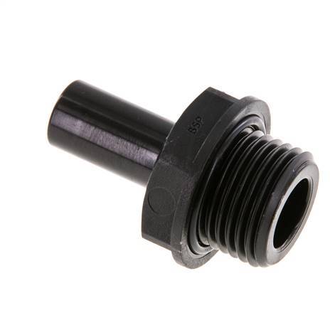 12mm x G1/2'' Plug-in Fitting with Male Threads POM NBR [2 Pieces]