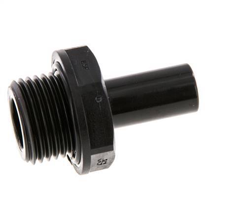 12mm x G1/2'' Plug-in Fitting with Male Threads POM NBR [2 Pieces]