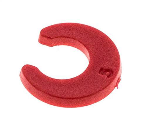 5 mm Collet Locking Clip for Push-in Fittings [20 Pieces]