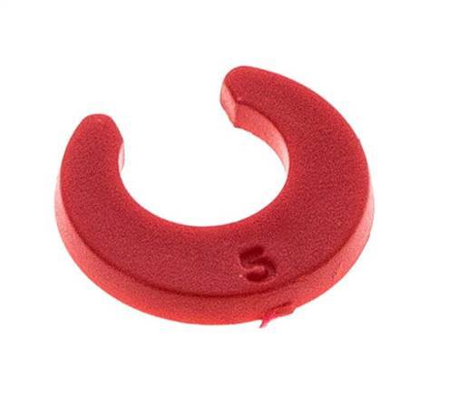 5 mm Collet Locking Clip for Push-in Fittings [20 Pieces]