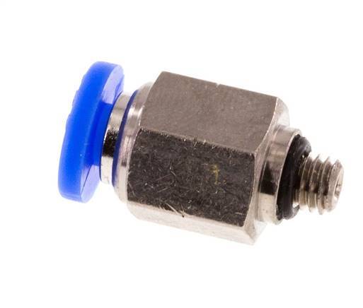 5/32'' x UNF 10-32 Push-in Fitting Brass/PBT NBR [5 Pieces]