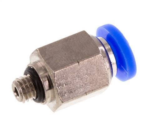 5/32'' x UNF 10-32 Push-in Fitting Brass/PBT NBR [5 Pieces]