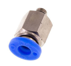 3/16'' x UNF 10-32 Push-in Fitting Brass/PBT NBR [5 Pieces]