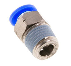1/4'' x 1/4'' NPT Push-in Fitting with Male Threads Brass/PBT NBR [5 Pieces]