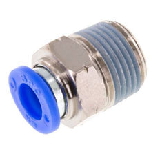 5/16'' x 3/8'' NPT Push-in Fitting with Male Threads Brass/PBT NBR [5 Pieces]