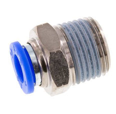 3/8'' x 1/2'' NPT Push-in Fitting with Male Threads Brass/PBT NBR [2 Pieces]