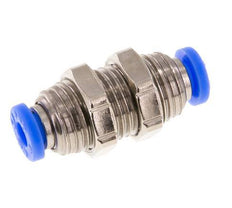 5/32'' Push-in Fitting Brass/PBT NBR Bulkhead [2 Pieces]