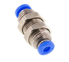 5/32'' Push-in Fitting Brass/PBT NBR Bulkhead [2 Pieces]