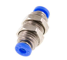 5/32'' Push-in Fitting Brass/PBT NBR Bulkhead [2 Pieces]