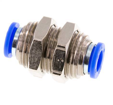 3/8'' Push-in Fitting Brass/PBT NBR Bulkhead