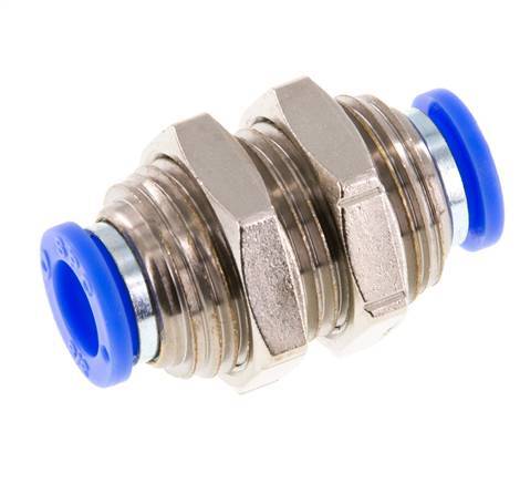 3/8'' Push-in Fitting Brass/PBT NBR Bulkhead