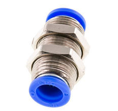 1/2'' Push-in Fitting Brass/PBT NBR Bulkhead