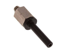 3/16'' x UNF 10-32 Plug-in Fitting Brass/PBT NBR [2 Pieces]
