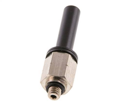 1/4'' x UNF 10-32 Plug-in Fitting Brass/PBT NBR [2 Pieces]